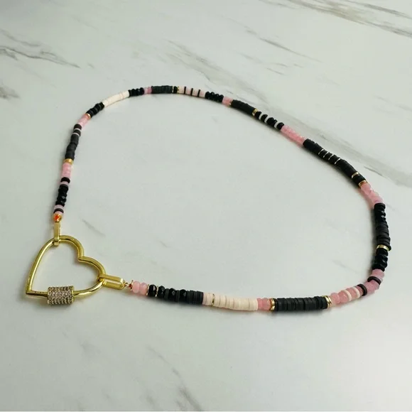 ✨ Gorjana Blair Necklace w/ Upgraded Heart Carabiner ✨ - Picture 12 of 14